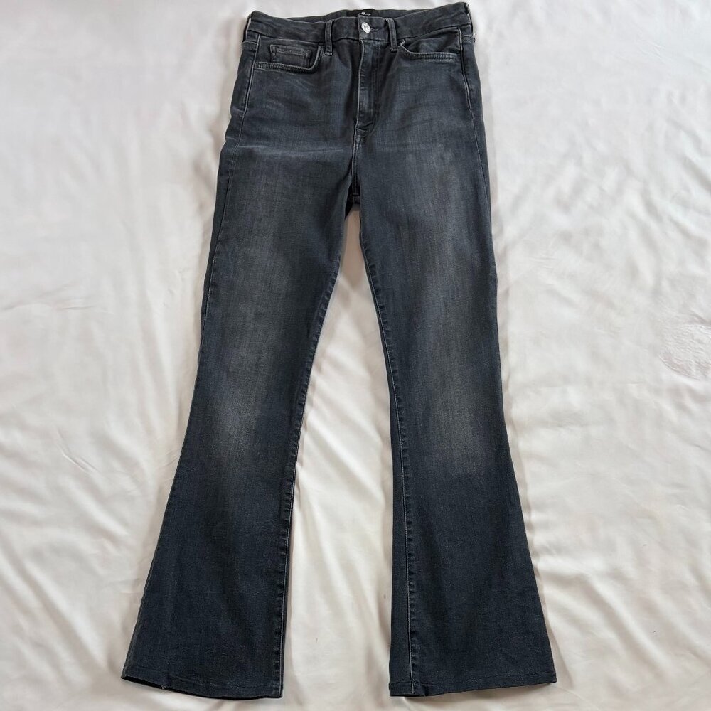 7 for All Mankind jeans black 30 skinny boot cut